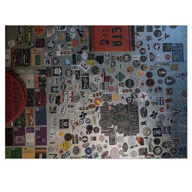 Brewery Sticker Wall Puzzle With Tin
