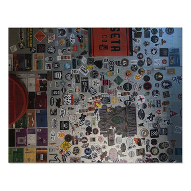 Brewery Sticker Wall Puzzle With Tin