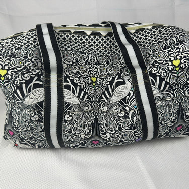Peacocking duffel bag