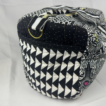 Peacocking duffel bag