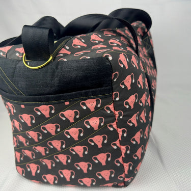 Happy ovaries duffel bag