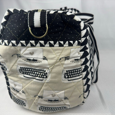 Typewriter duffel bag
