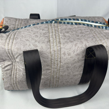 Fall bird duffel bag