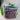 Neon dino duffel bag